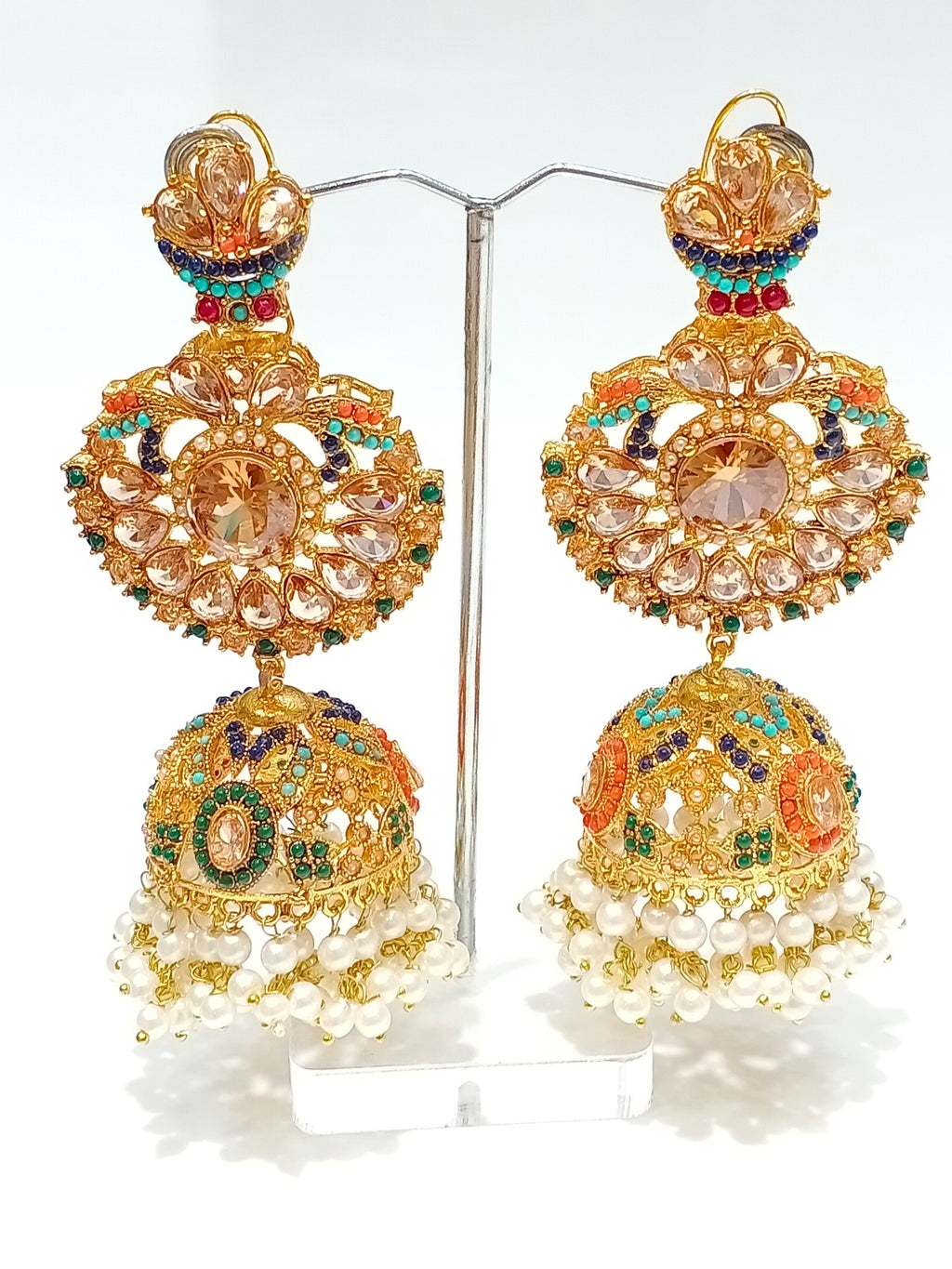 Nauratan / Navratna Jhumka