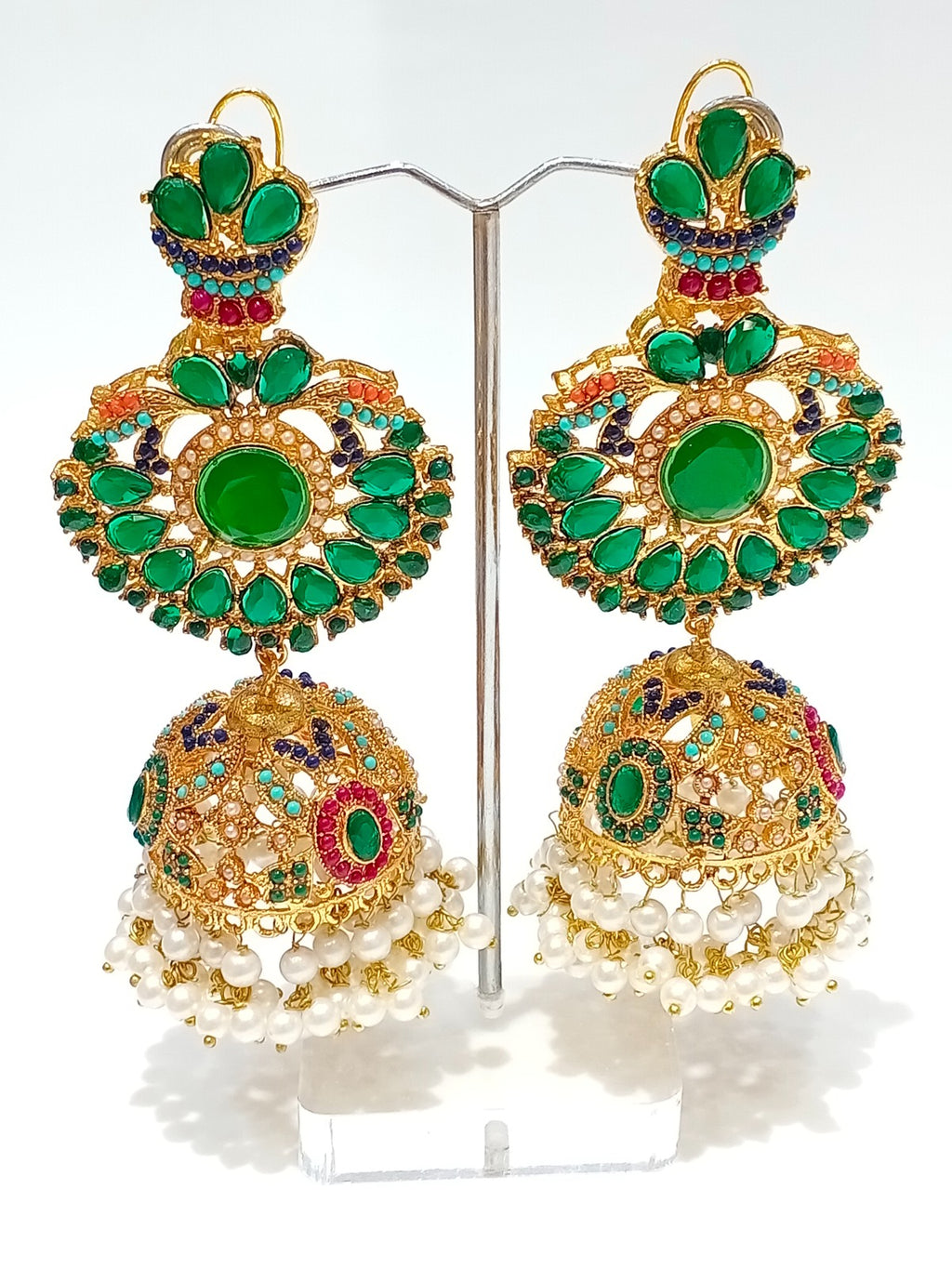 Nauratan / Navratna Jhumka
