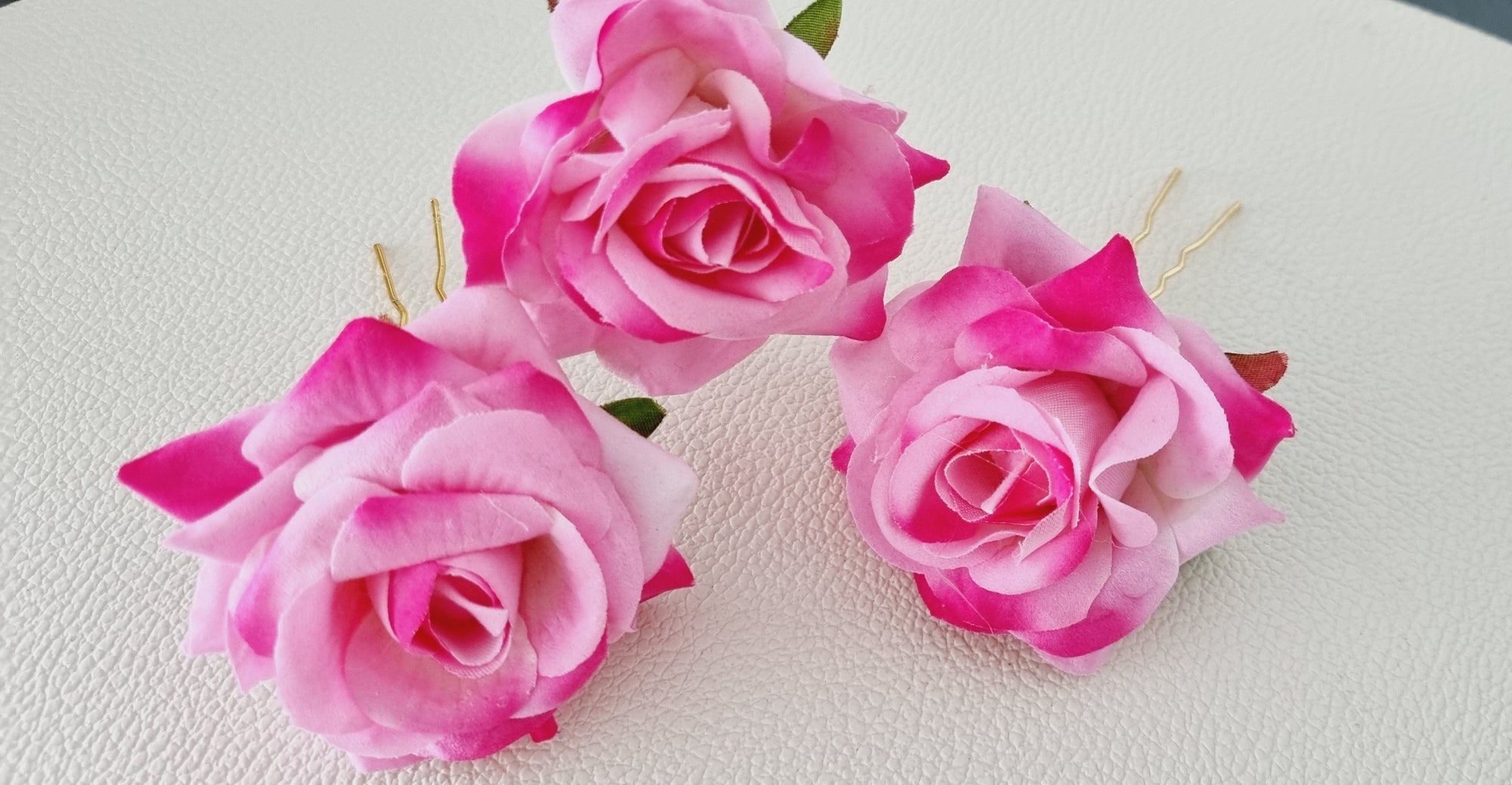 Set of 3 Floral Hair Pins