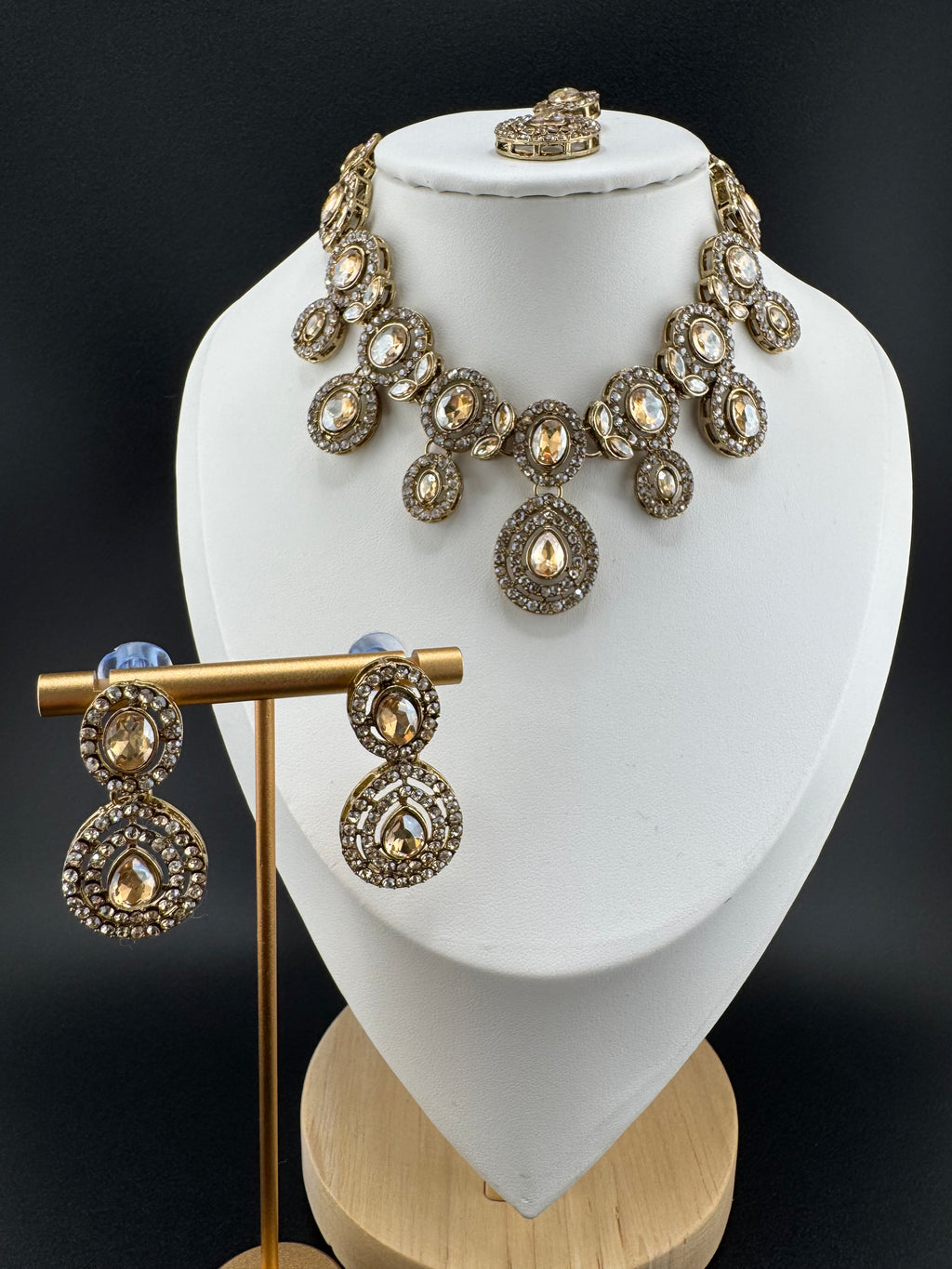 copper stone set