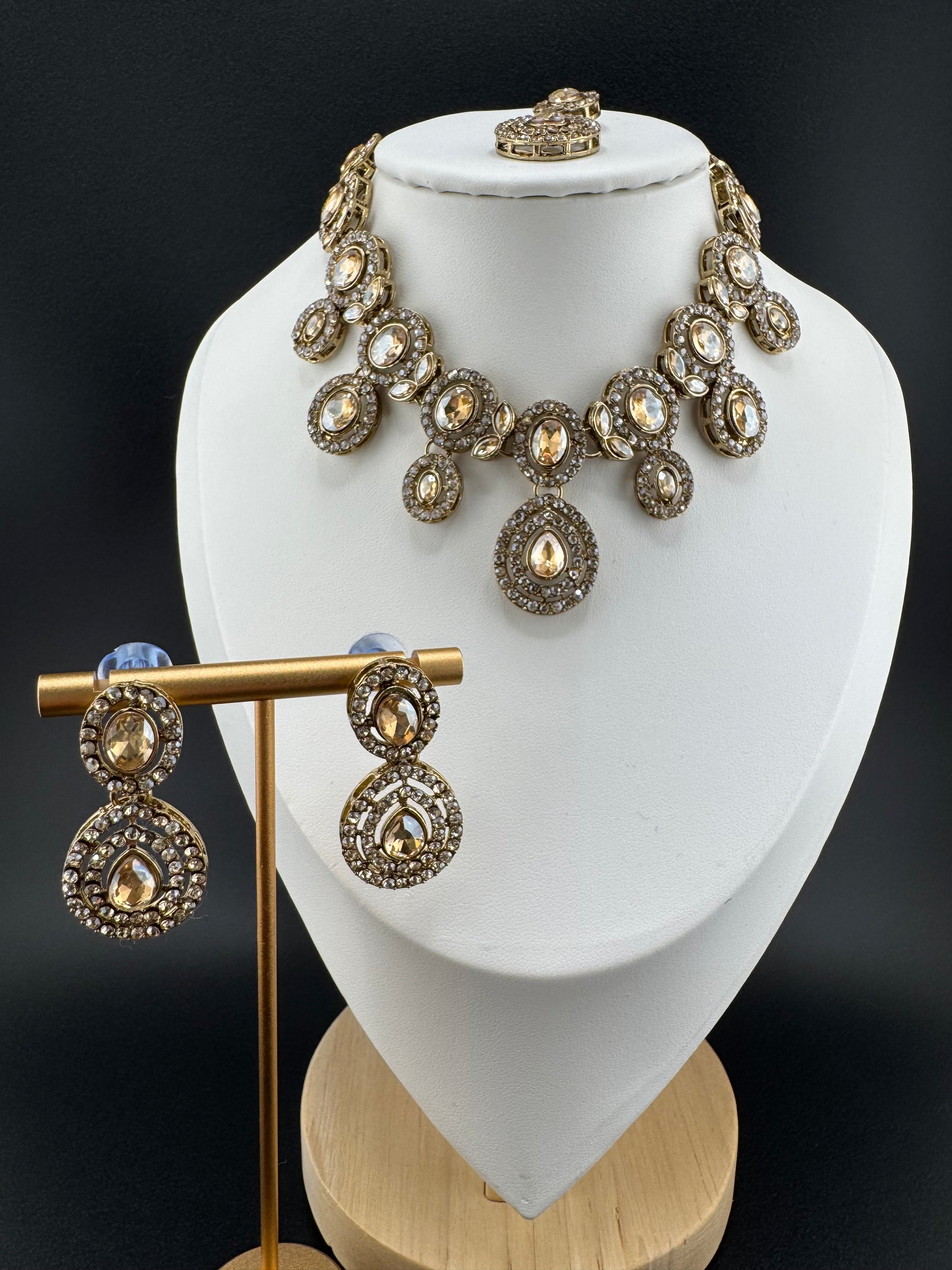 copper stone set