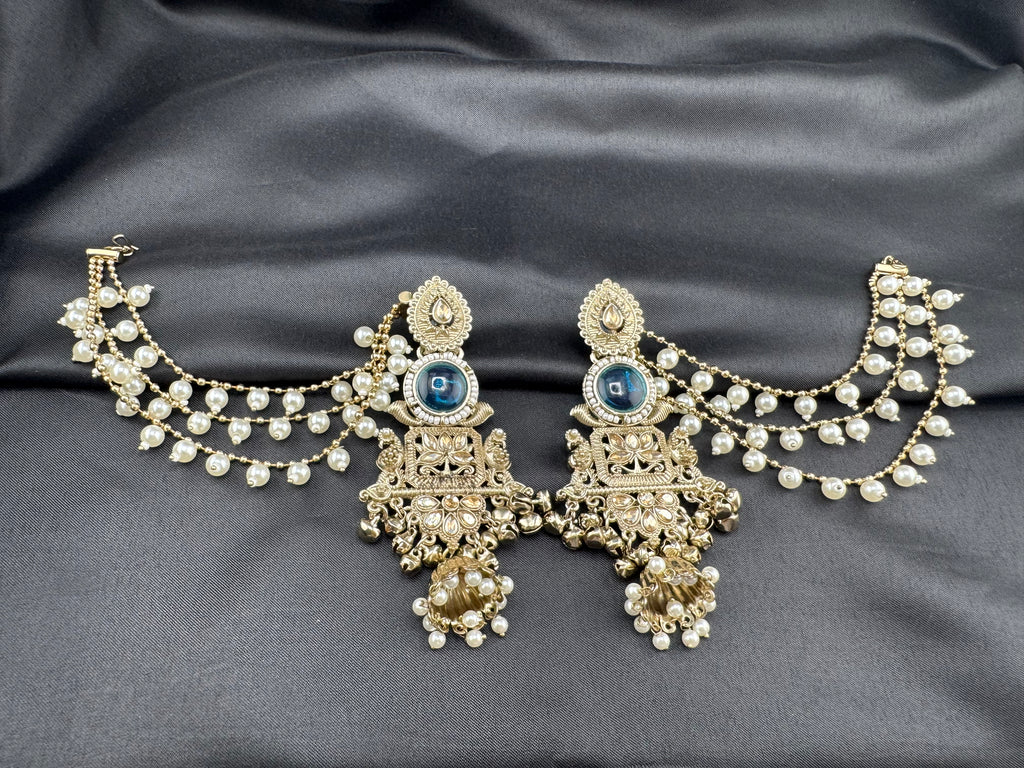 kashmiri jhumka with Sahara