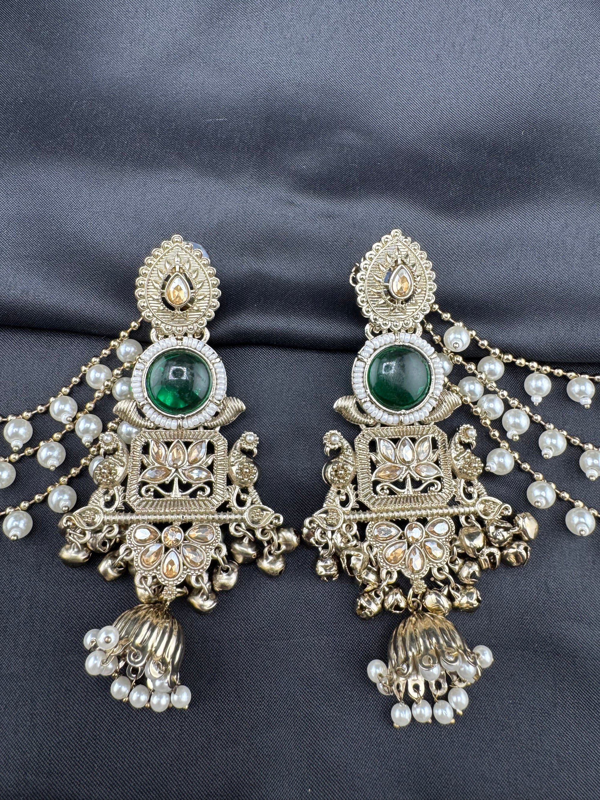 kashmiri jhumka with Sahara
