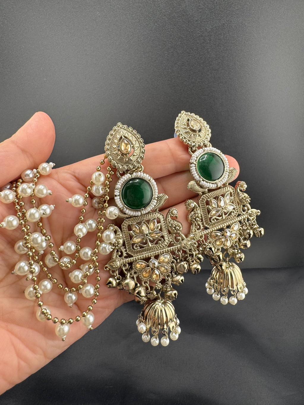 kashmiri jhumka with Sahara