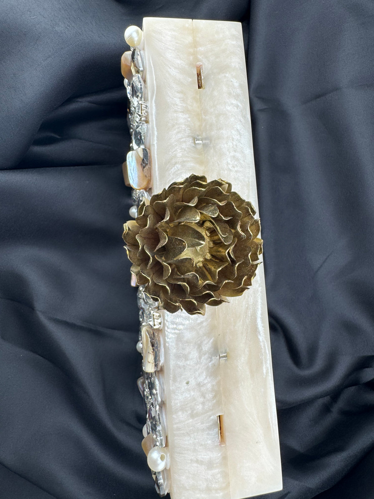 Pearl Élan Crystal Clutch