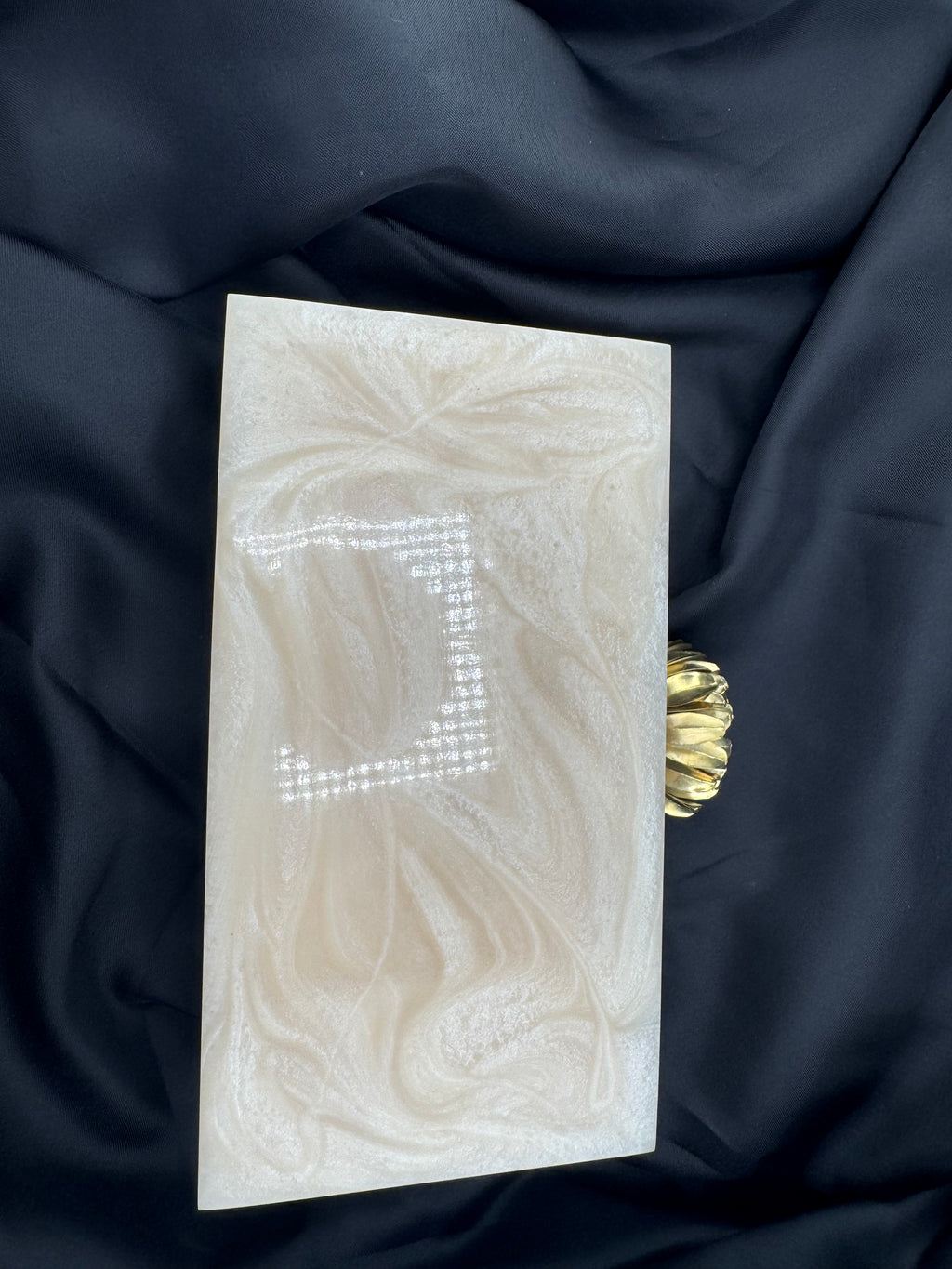 Pearl Élan Crystal Clutch