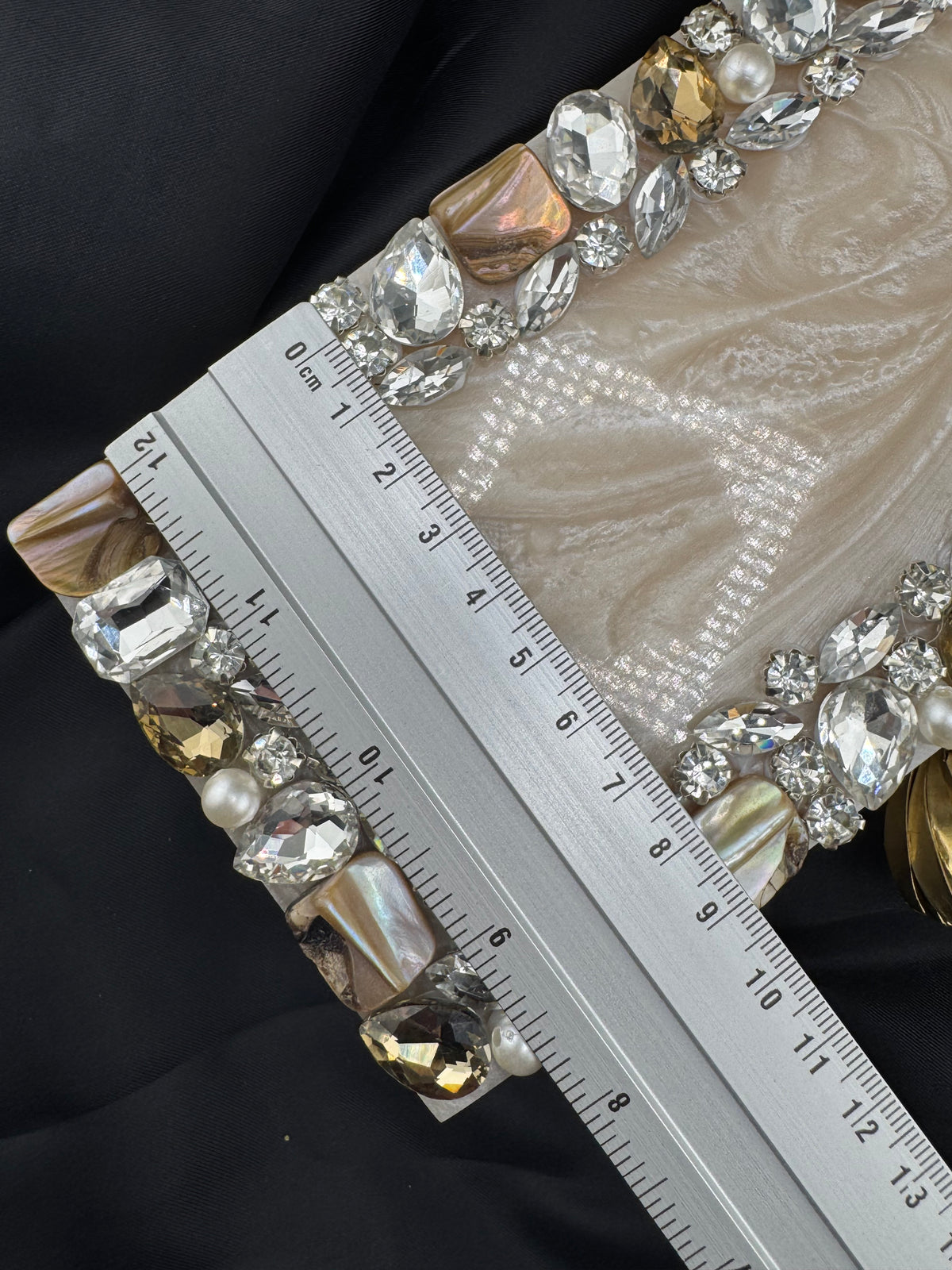 Pearl Élan Crystal Clutch