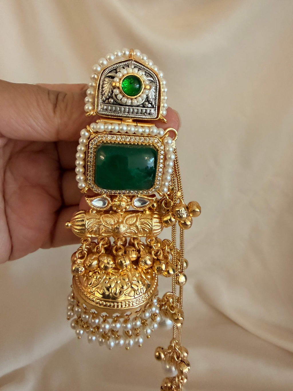 Kashmiri earrings with sahara,