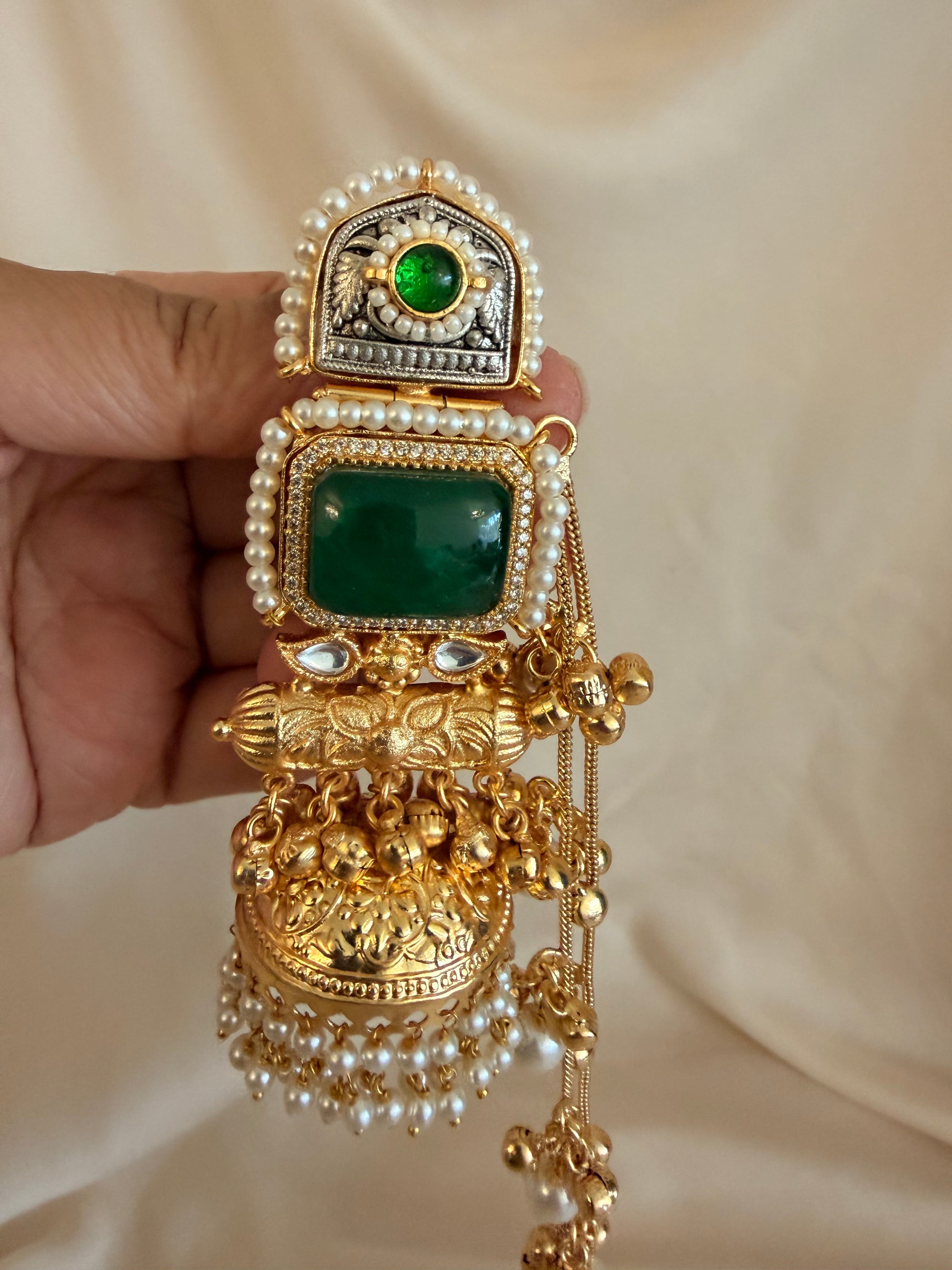 Kashmiri earrings with sahara,