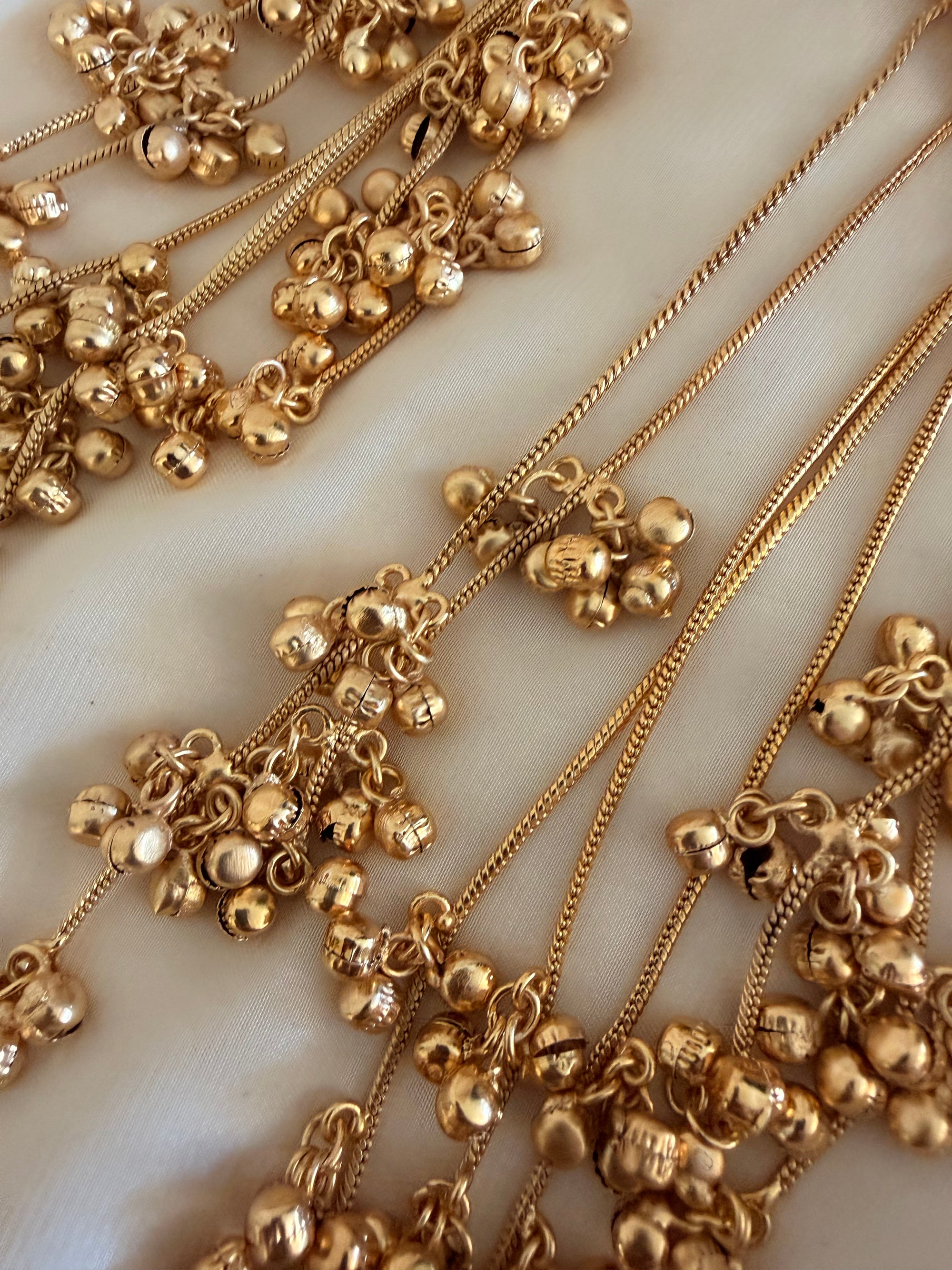 Kashmiri Long Drop Ghungroo Earring