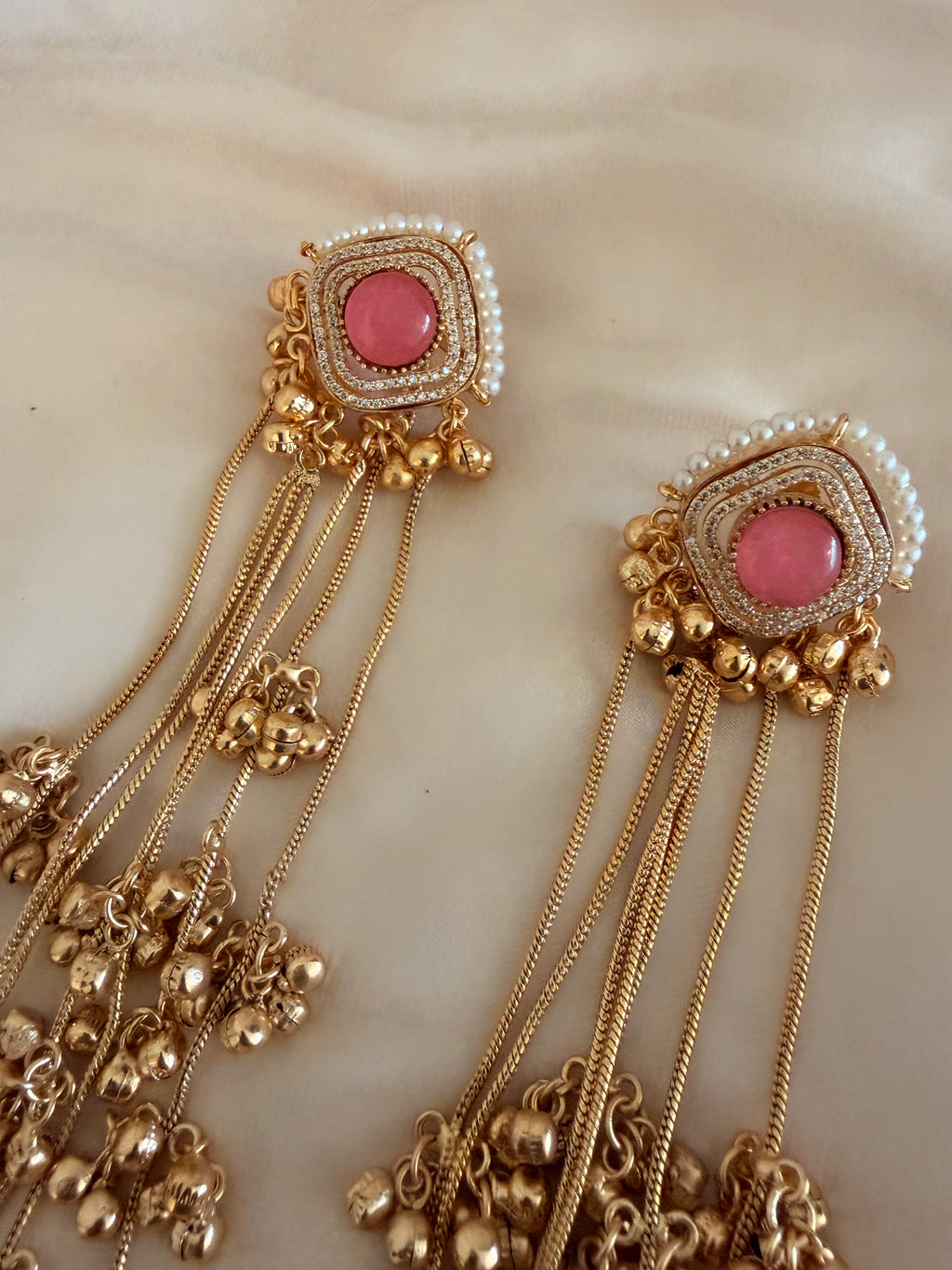 Kashmiri Long Drop Ghungroo Earring