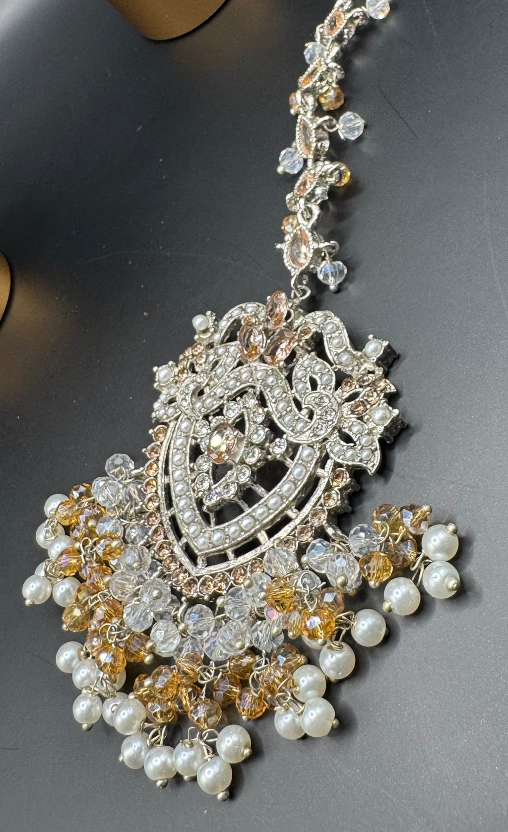 JHUMKA WITH TIKKA SILVER