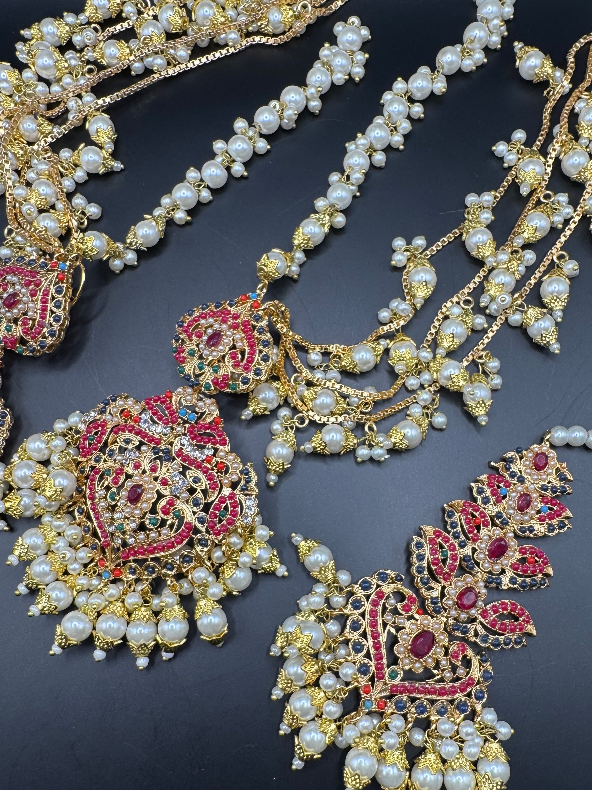 Multicolor Earrings with Shara & Tikka