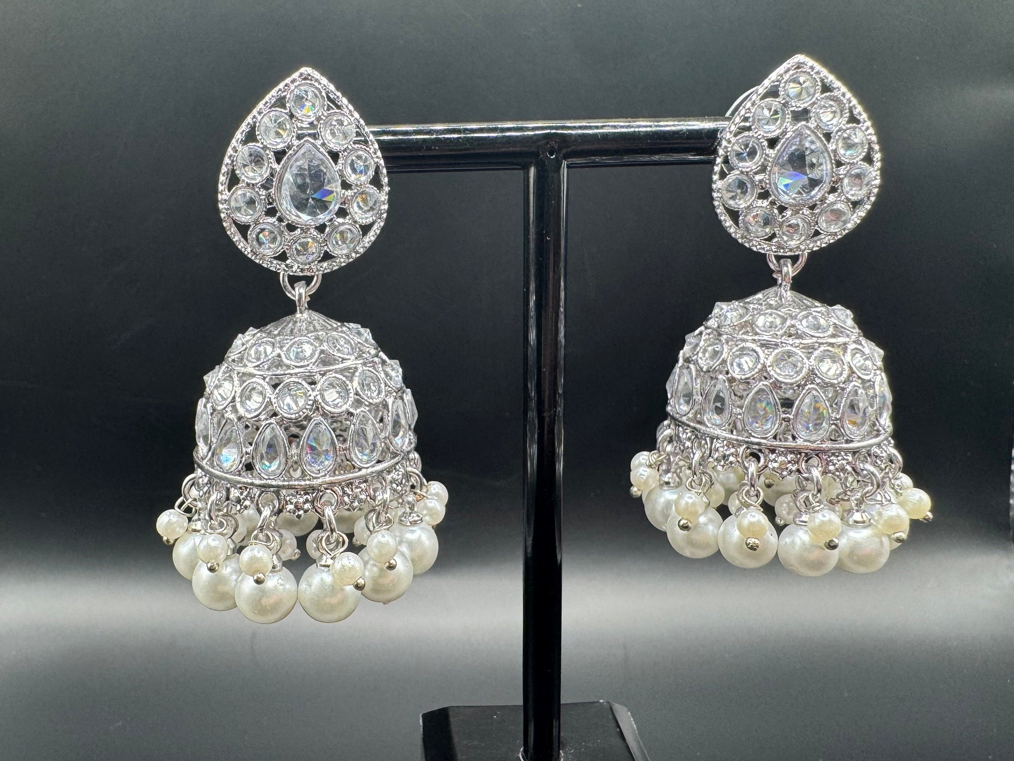 Noor Zircon Jhumka Drops