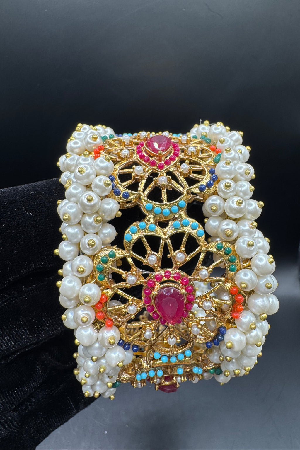 Multicolor Pearl Kada