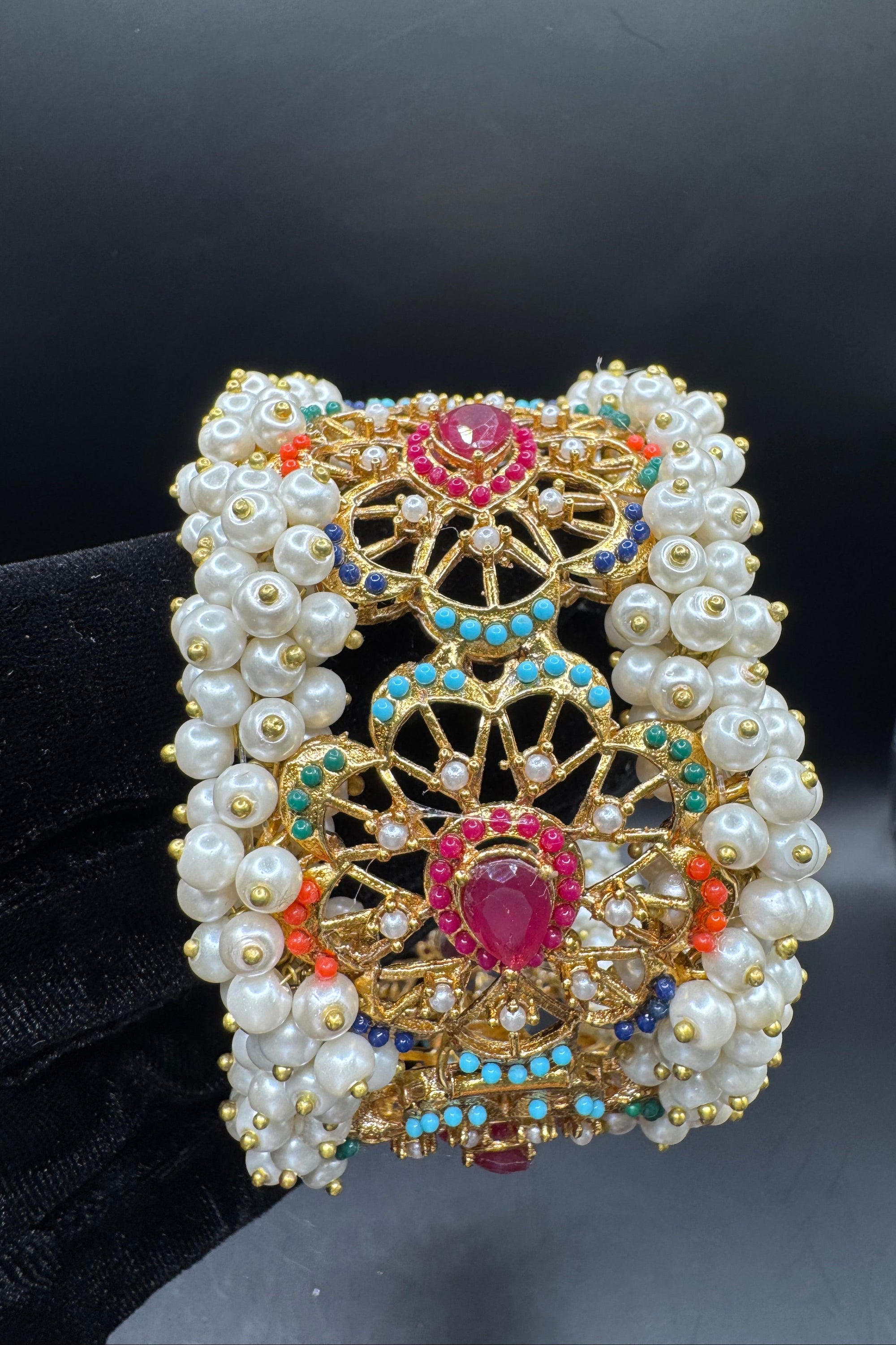 Multicolor Pearl Kada