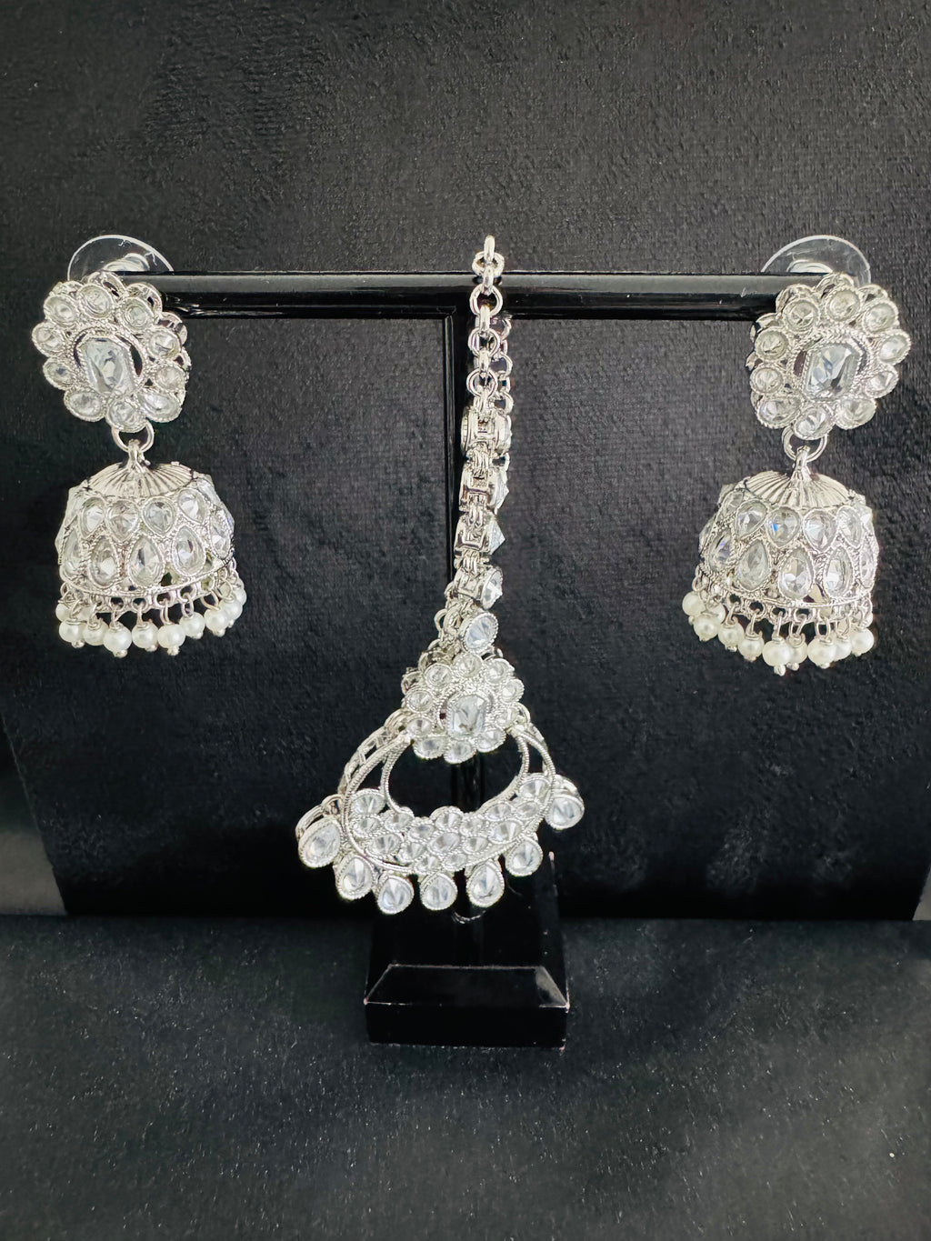 Reverse AD Stone Set in Silver