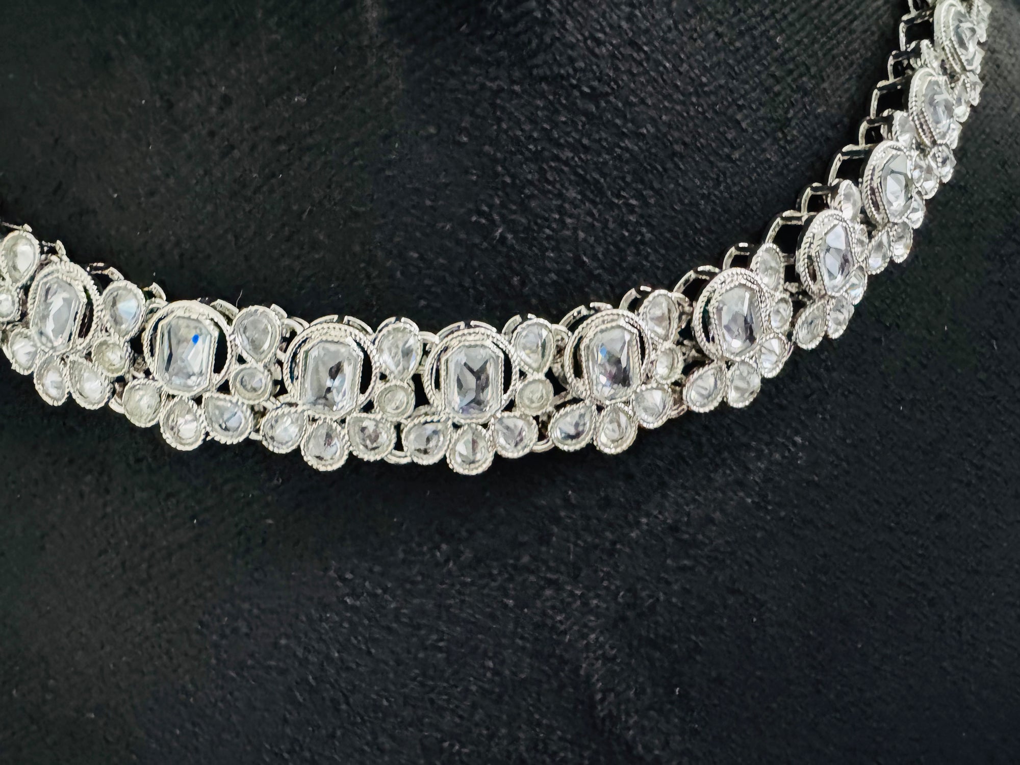Reverse AD Stone Set in Silver