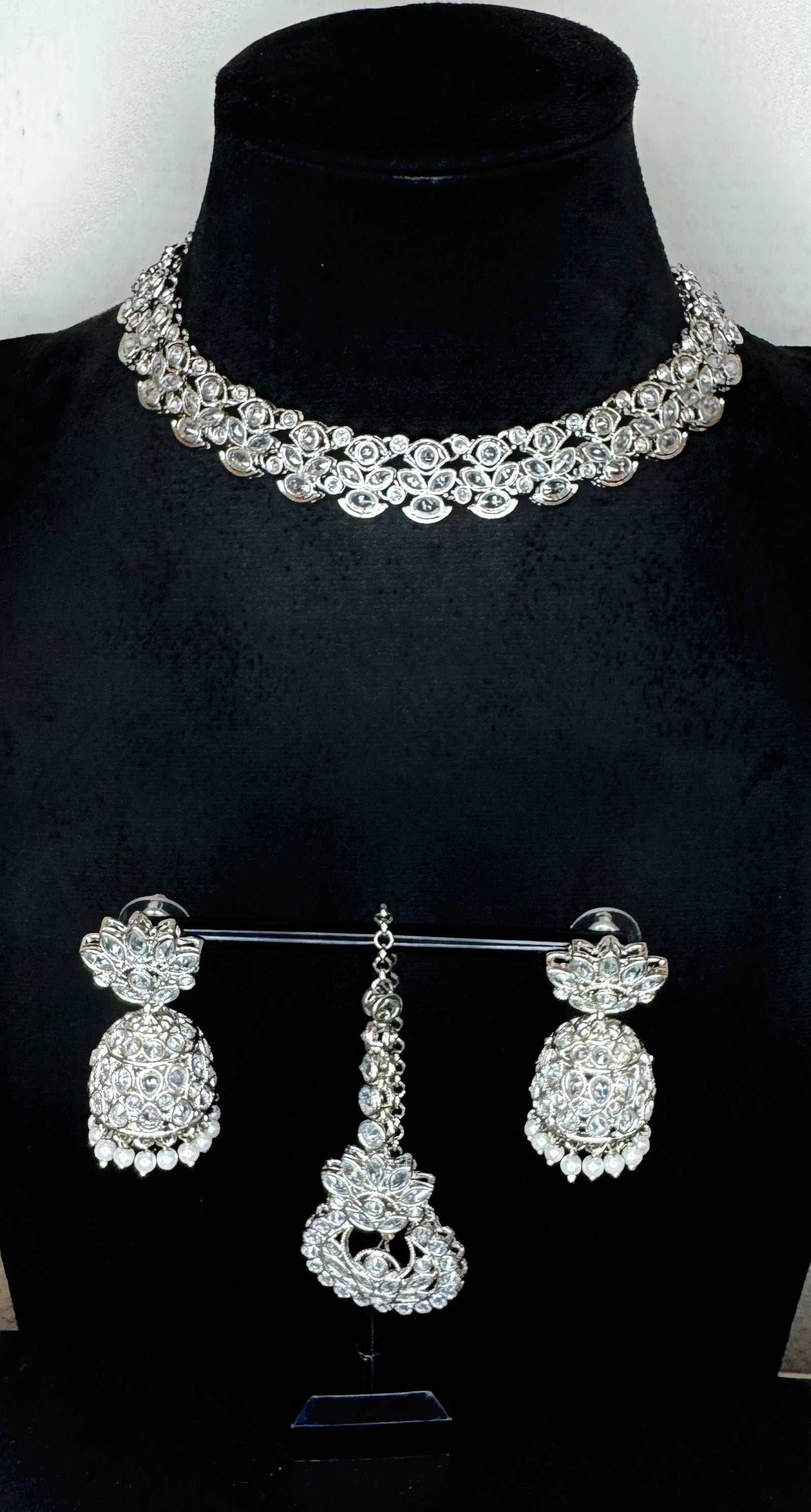 Silver Reverse AD Stone Sets
