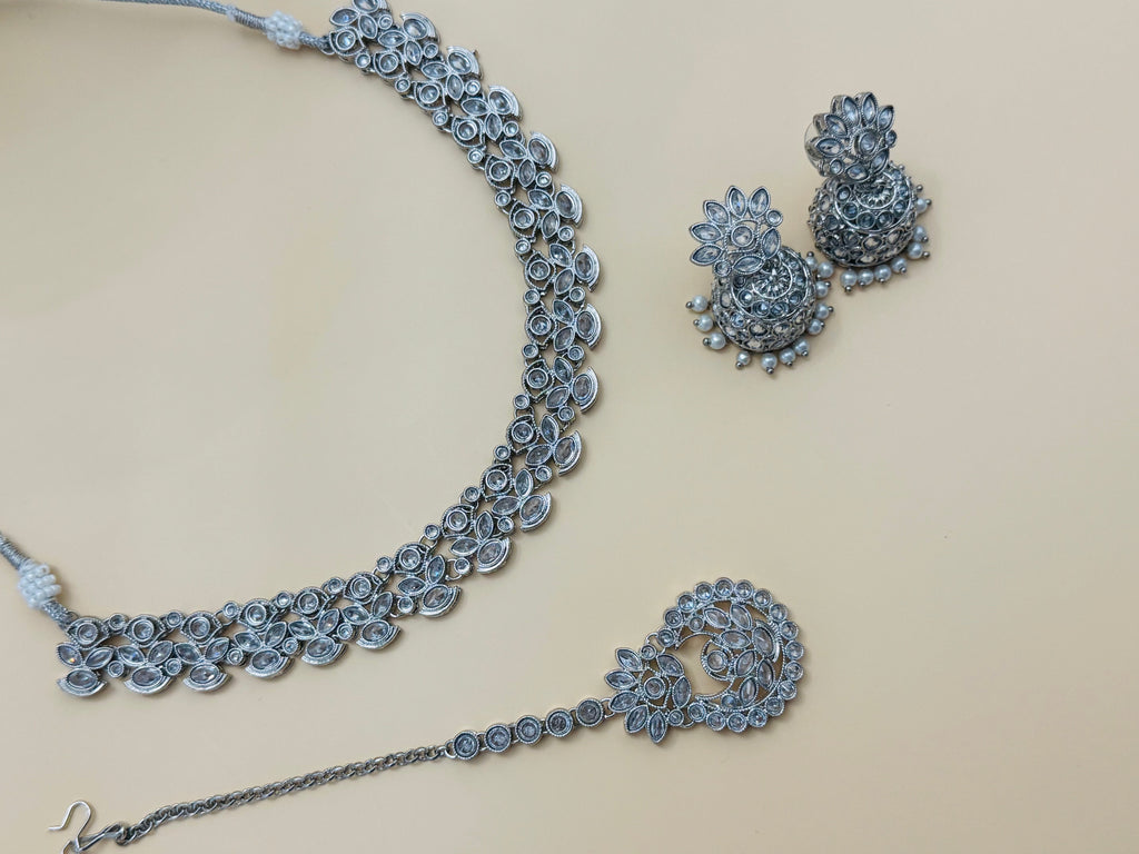 Silver Reverse AD Stone Sets