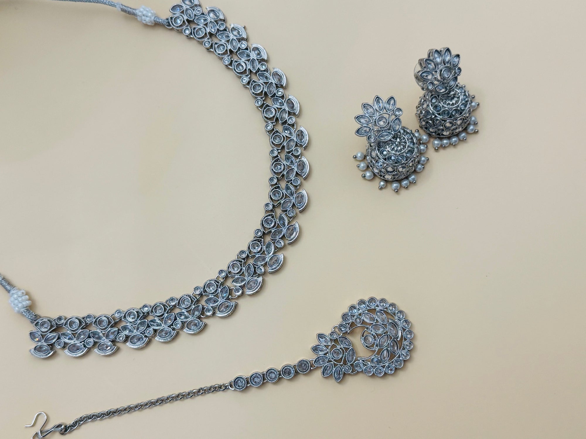 Silver Reverse AD Stone Sets