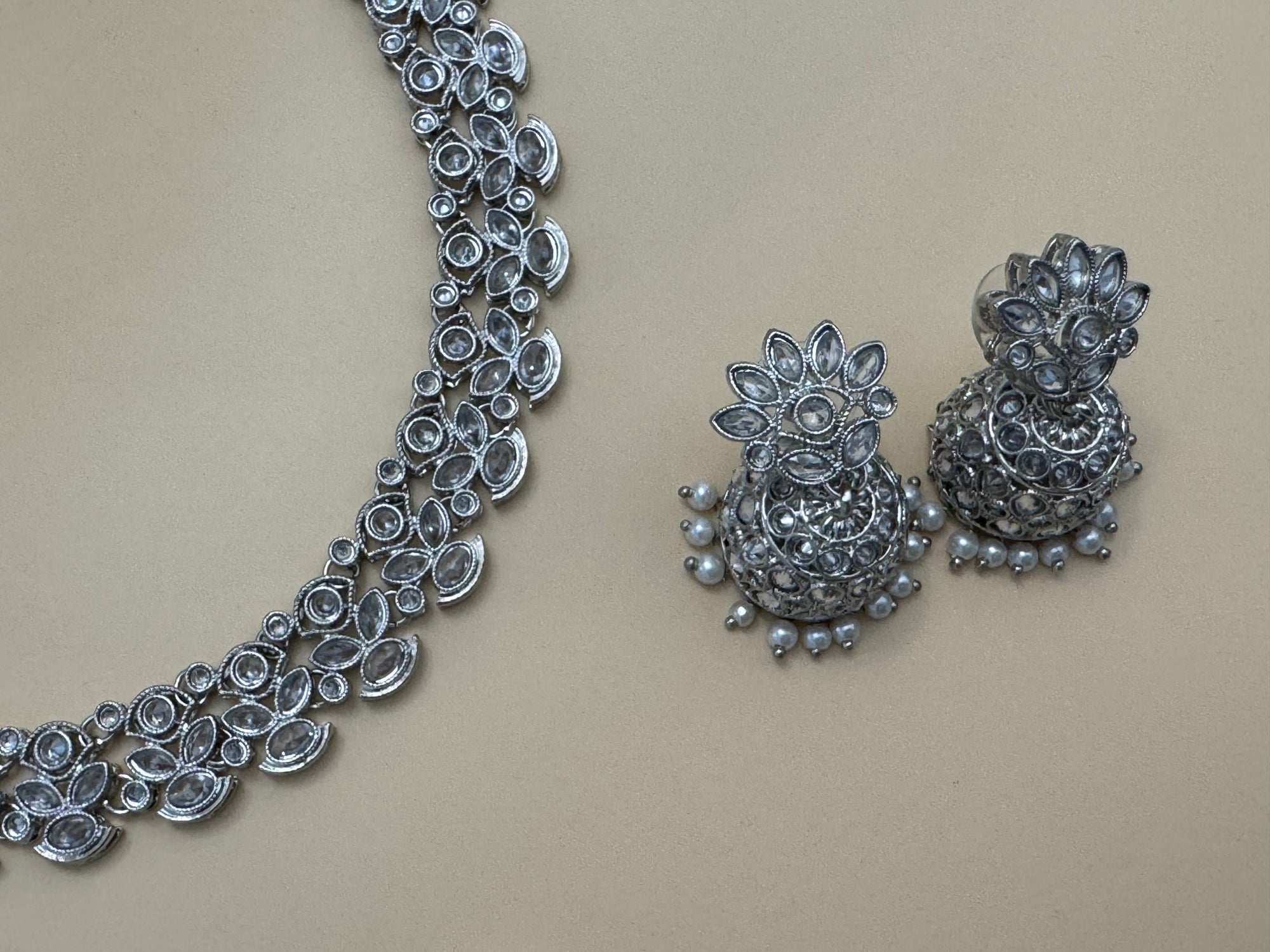 Silver Reverse AD Stone Sets