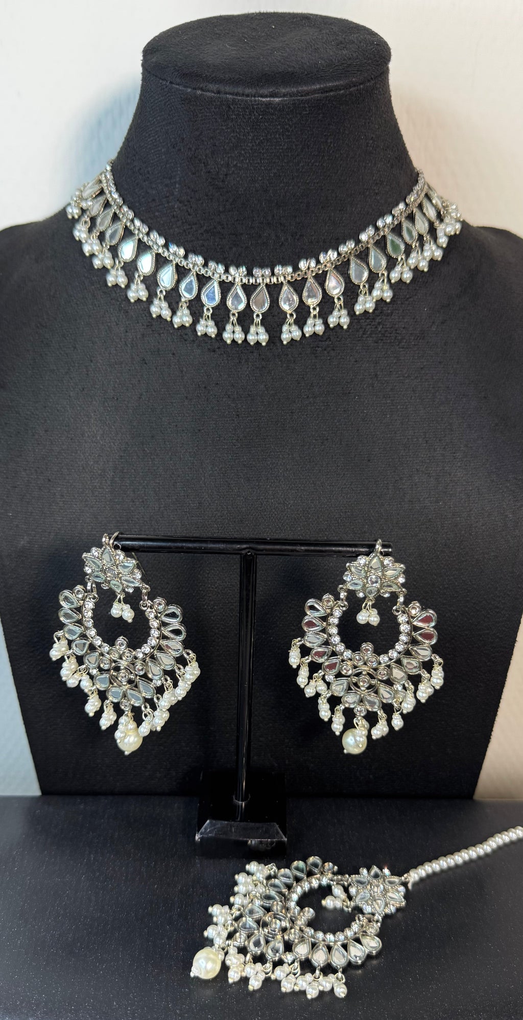KUNDEN NECKLACE SET SILVER