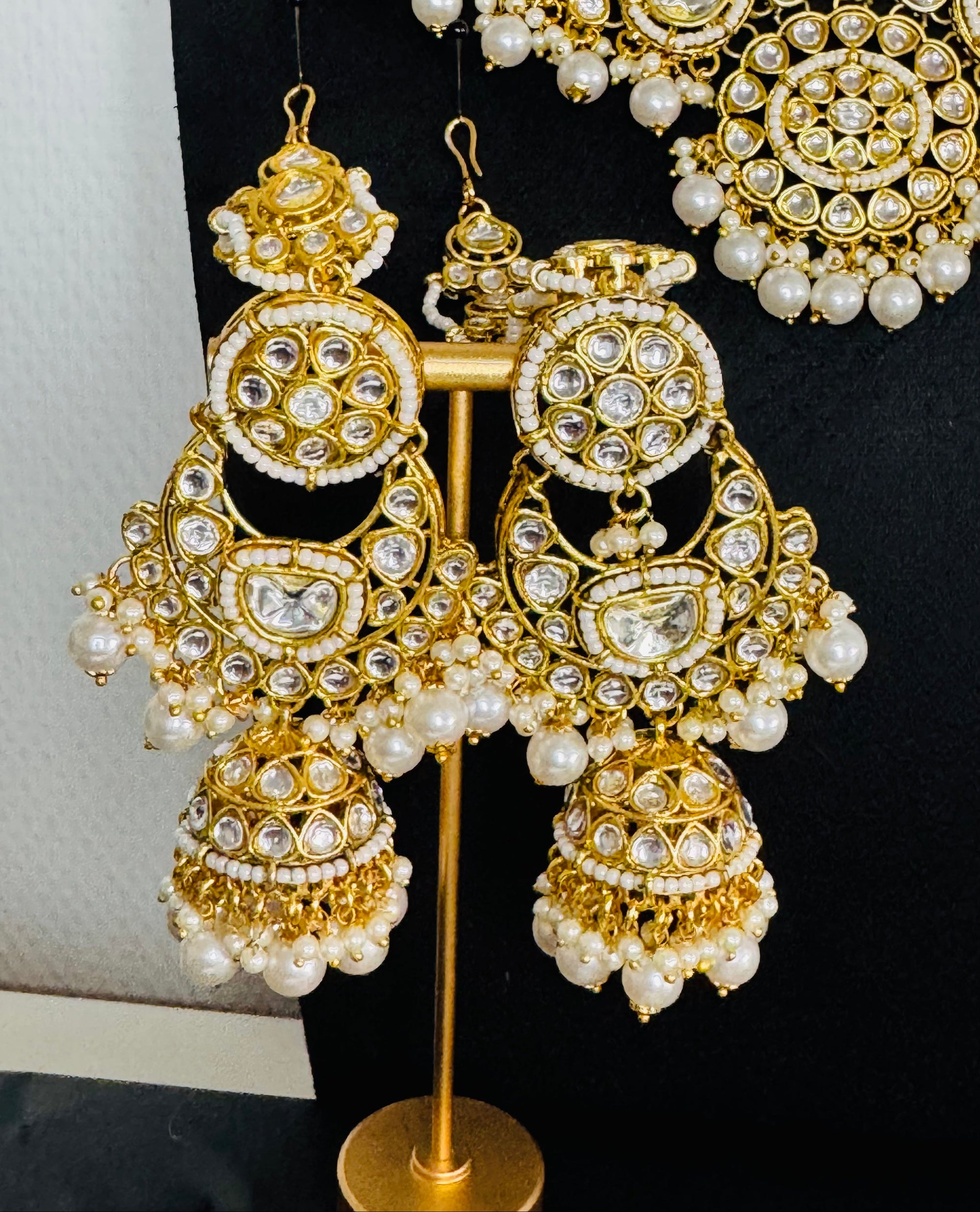 KUNDAN BRIDAL SET GOLDEN
