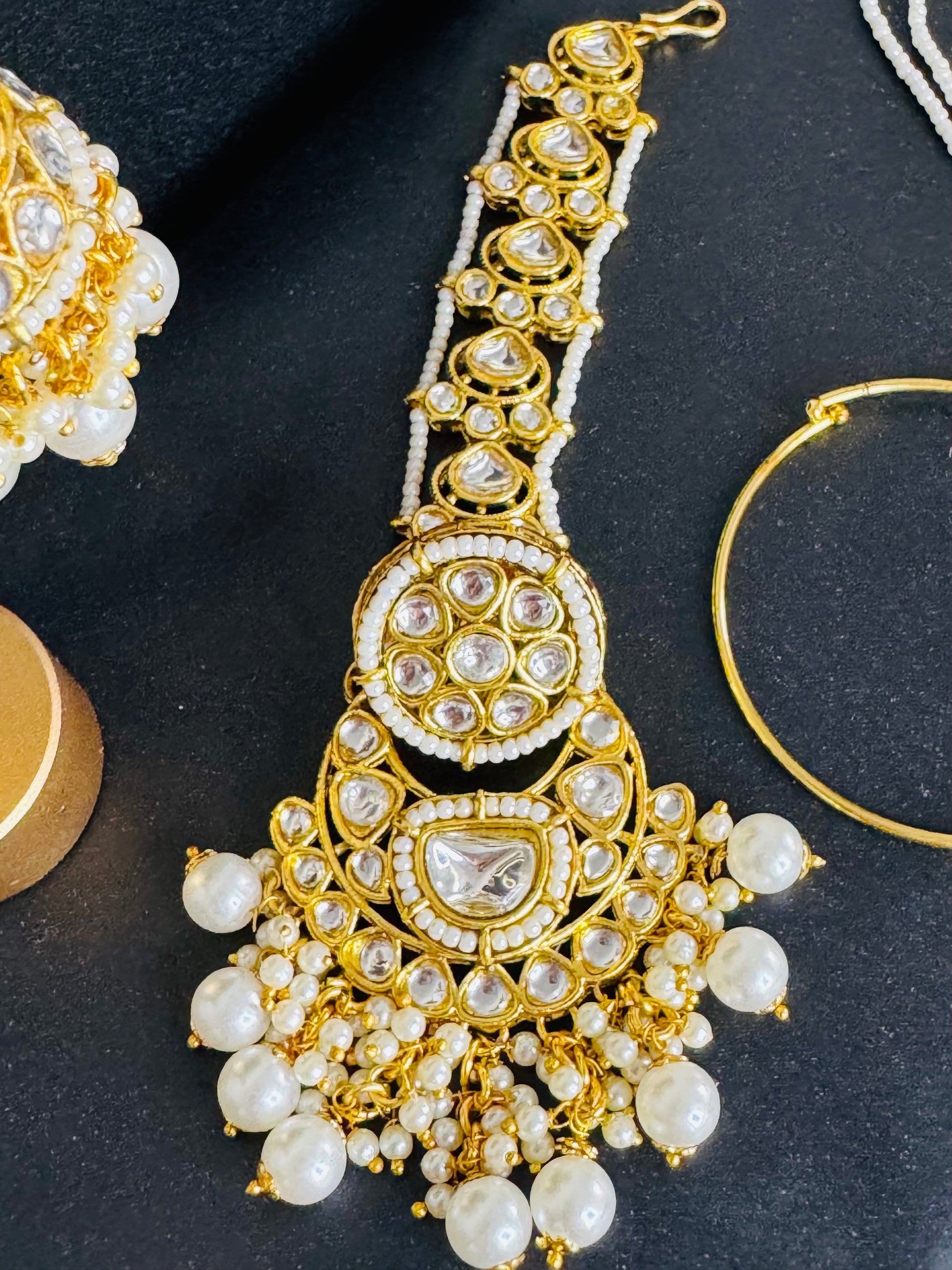 KUNDAN BRIDAL SET GOLDEN