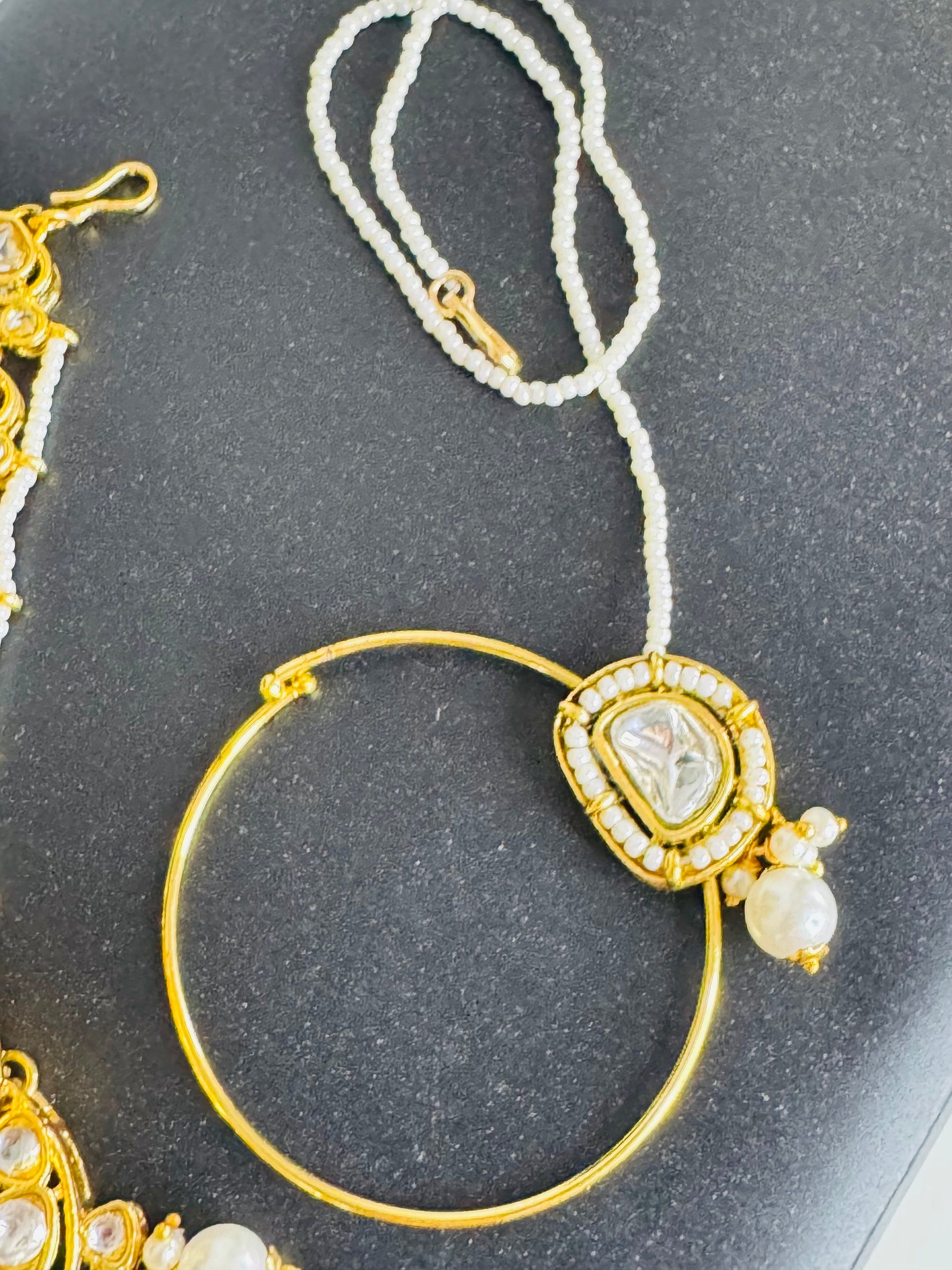 KUNDAN BRIDAL SET GOLDEN