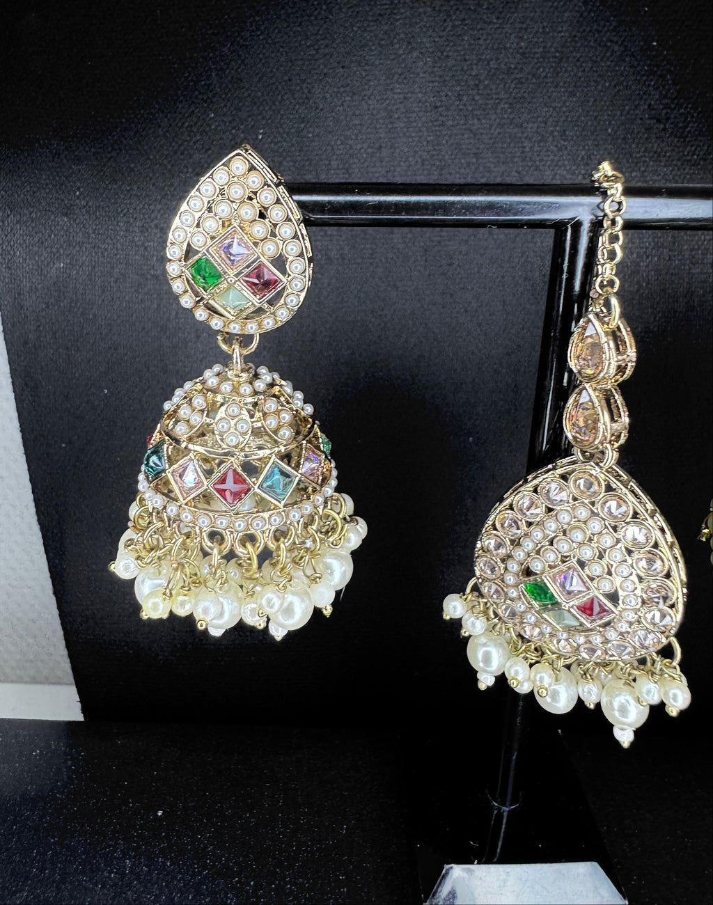 REVERCE AD SET MALTI STONES