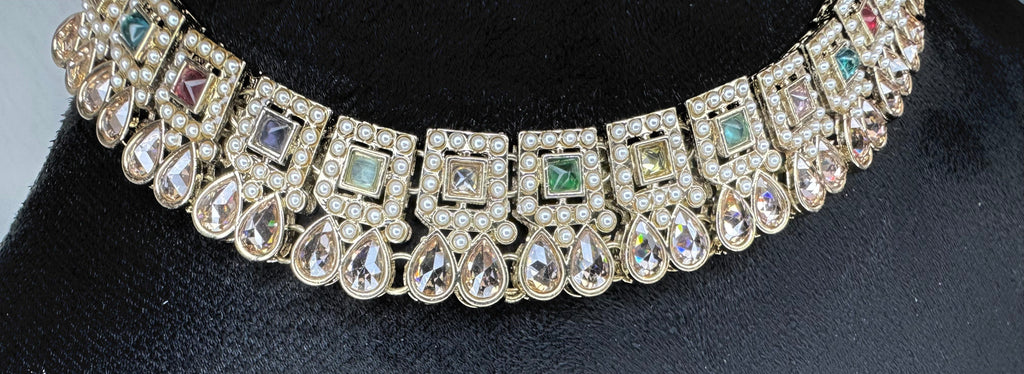 REVERCE AD SET MALTI STONES