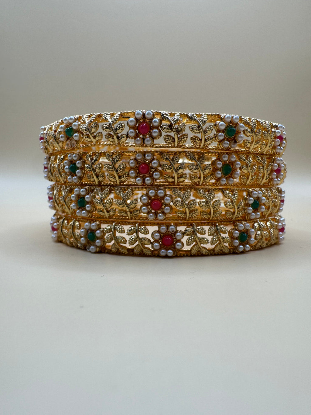 FLOWER BANGLES SET