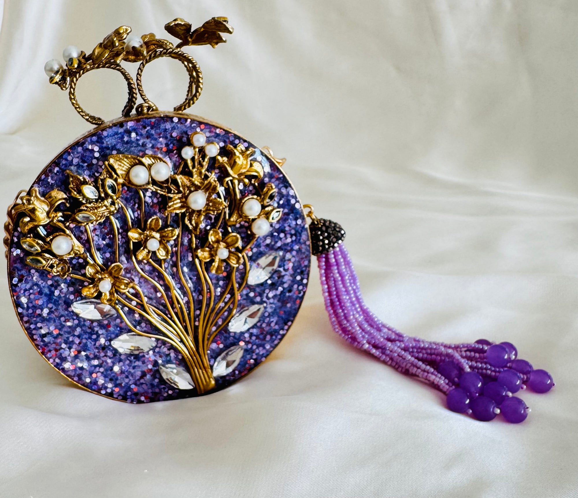 Lavender Elegance clutch