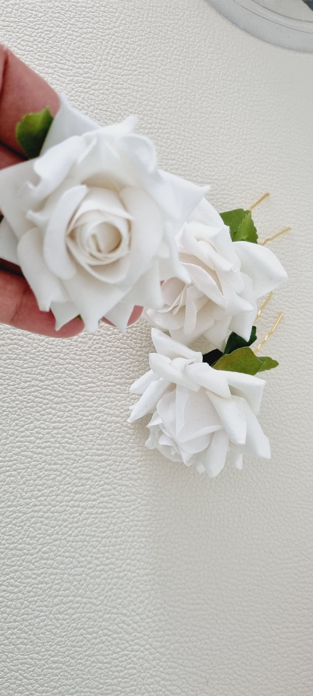 Set of 3 Floral Hair Pins