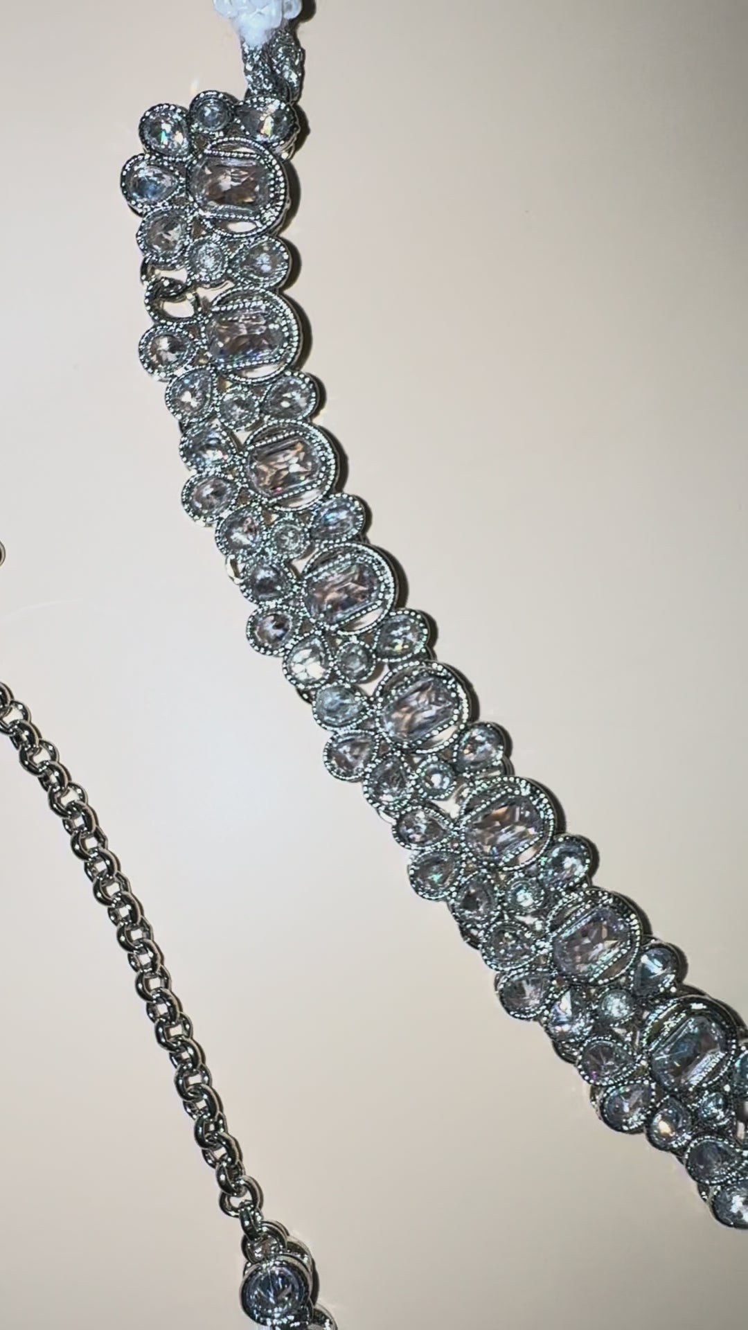 Reverse AD Stone Set in Silver